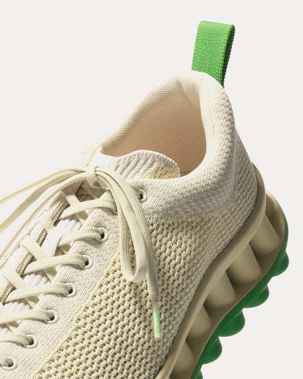 Sunnei x Camper Pelotissima White / Green Low Top Sneakers - 2