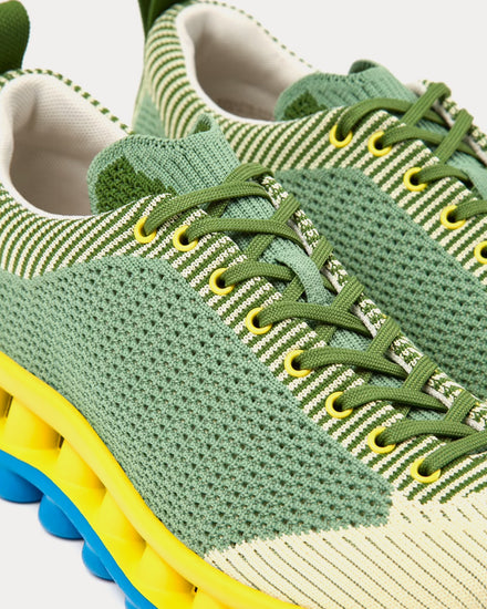 Sunnei x Camper Pelotissima Green / Blue / White Low Top Sneakers - 3