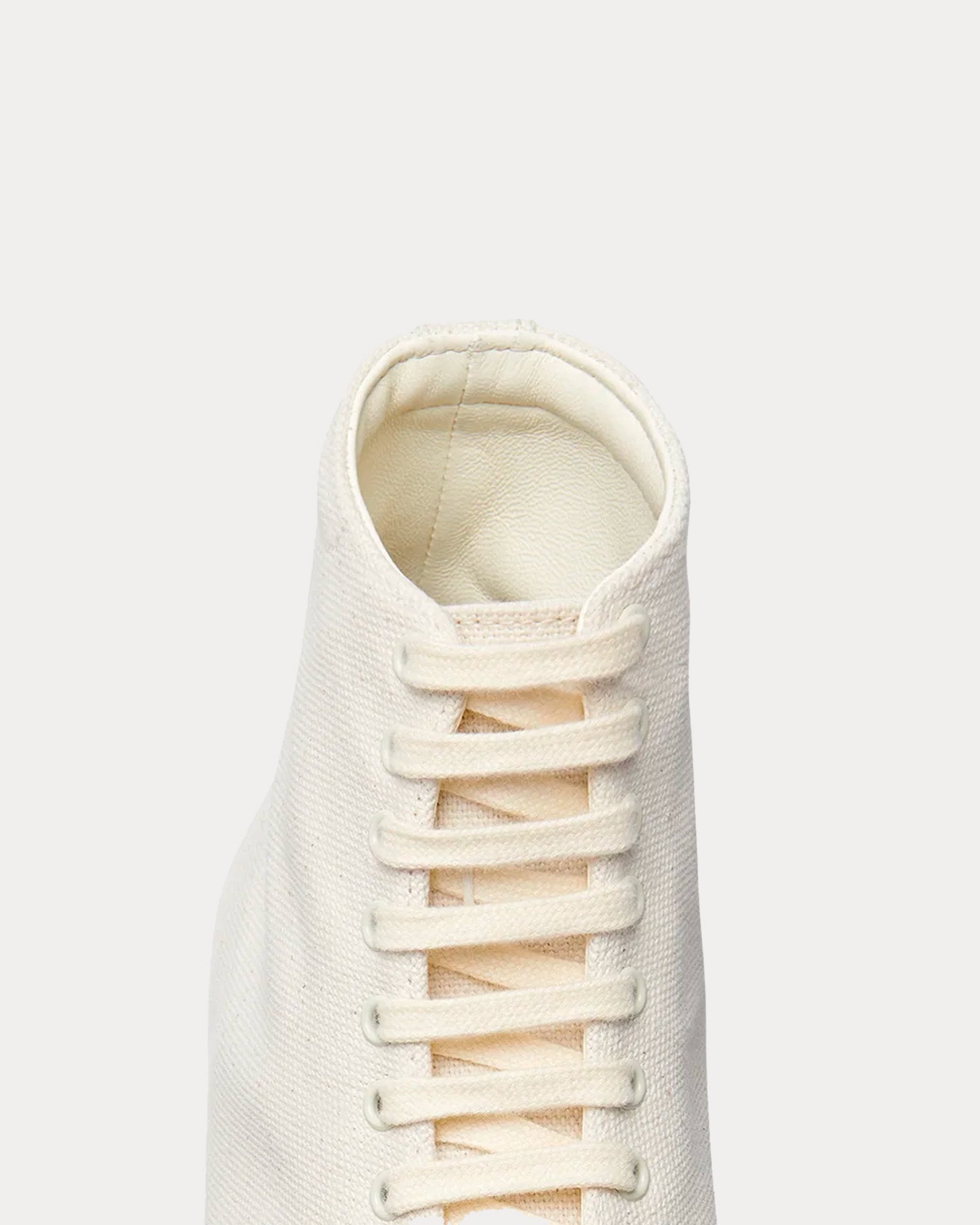 The Row - Sam Canvas Ivory / Panna High Top Sneakers