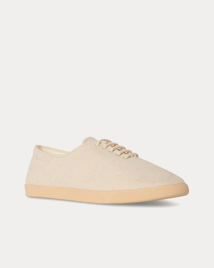 The Row Sam Canvas Ivory / Panna Low Top Sneakers - 2
