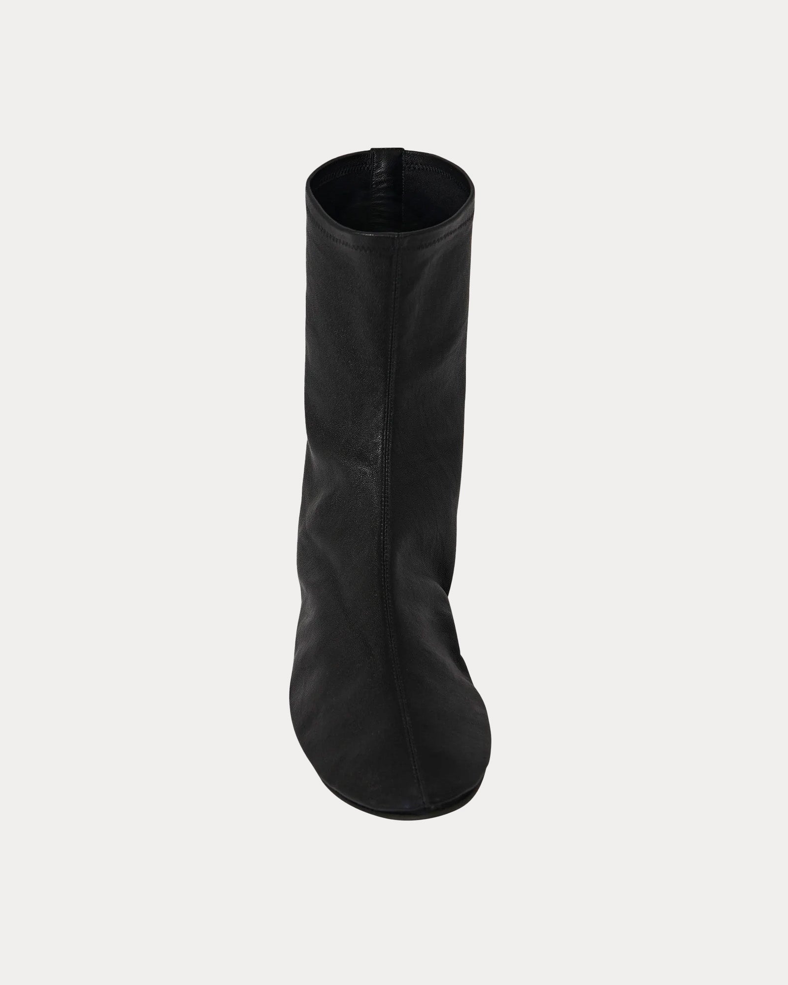 The Row - Sock Leather Black Boots