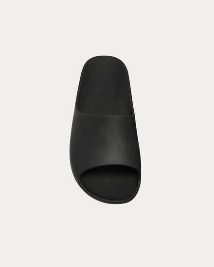 The Row Ama Rubber Black Slides - 2