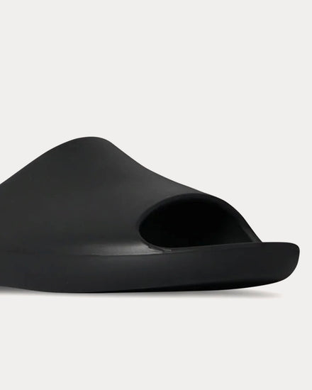 The Row Ama Rubber Black Slides - 4