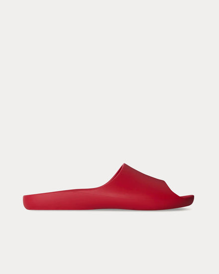 The Row Ama Rubber Lacquer Red Slides - 1
