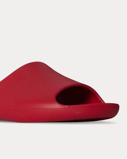 The Row Ama Rubber Lacquer Red Slides - 4