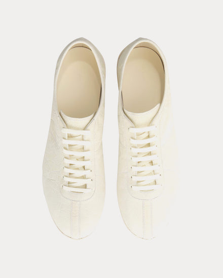 The Row Clement Leather Shell Low Top Sneakers - 2
