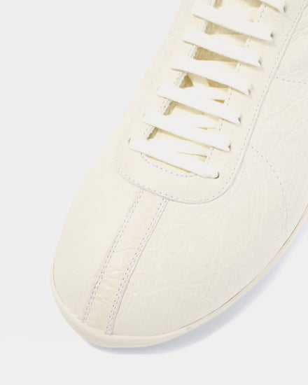 The Row Clement Leather Shell Low Top Sneakers - 5