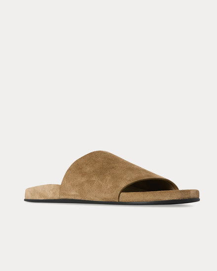 The Row Hugh Suede Military Slides - 3