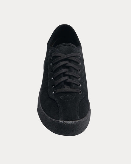 The Row Suede Sneaker Black Low Top Sneakers - 2
