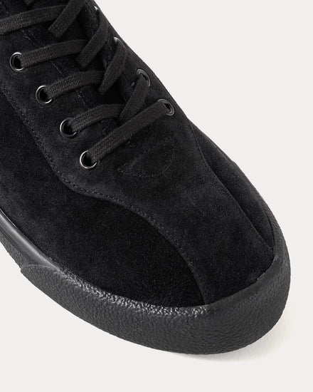 The Row Suede Sneaker Black Low Top Sneakers - 3