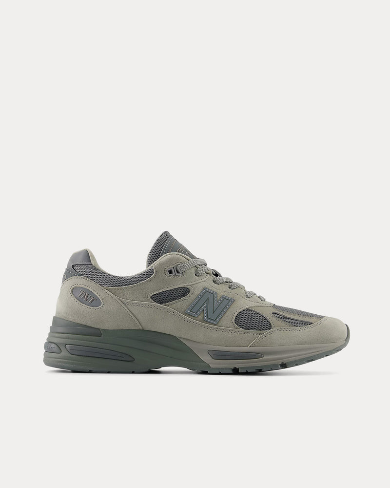 New Balance x thisisneverthat MADE in UK 991v2 Rock Ridge / Moon Mist / Sedona Sage Low Top Sneakers - 1