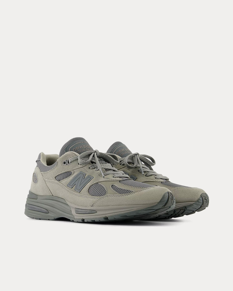 New Balance x thisisneverthat MADE in UK 991v2 Rock Ridge / Moon Mist / Sedona Sage Low Top Sneakers - 3