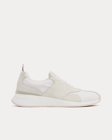 Thom Browne Sprinter Nylon White Low Top Sneakers