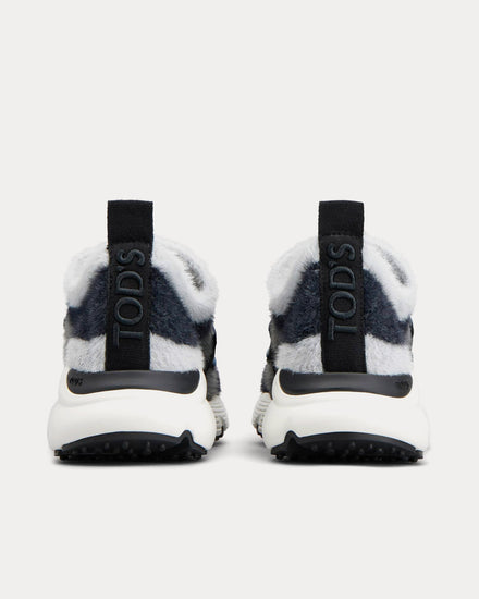 Tod's Kate Fabric Grey / Black Slip On Sneakers - 3