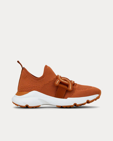 Tod's Kate Technical Fabric Brown Slip On Sneakers - 1