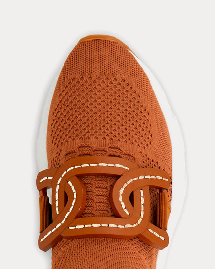 Tod's Kate Technical Fabric Brown Slip On Sneakers - 3