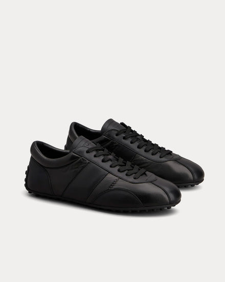 Tod's T-Marathon Leather Black Low Top Sneakers - 2