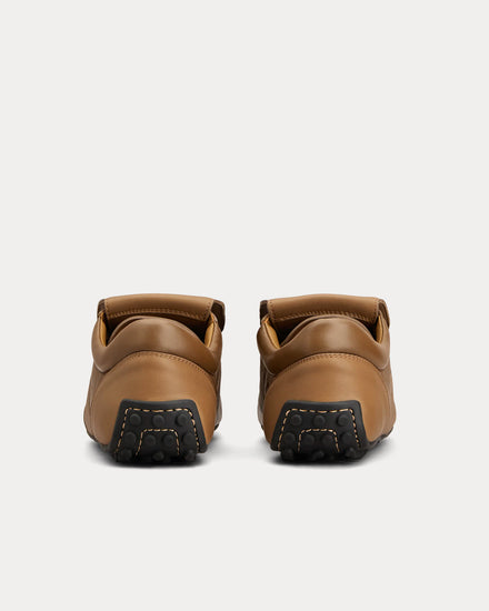 Tod's T-Marathon Leather Light Brown Low Top Sneakers - 3