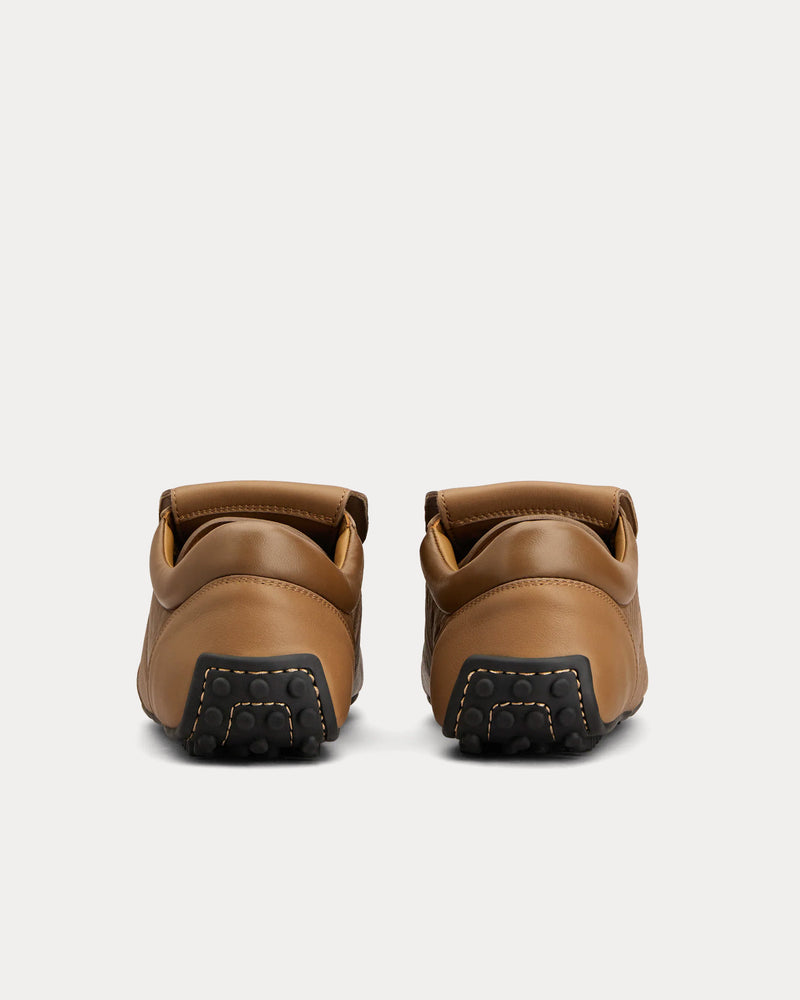 Tod's T-Marathon Leather Light Brown Low Top Sneakers - 3