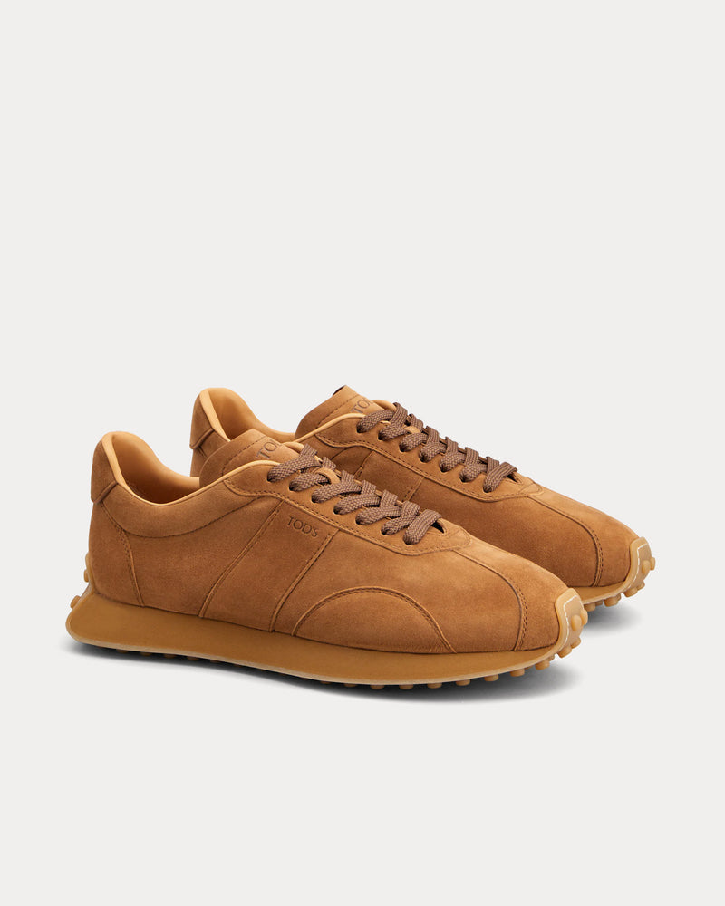 Tod's T Vintage Pashmy Suede Brown Low Top Sneakers - 2