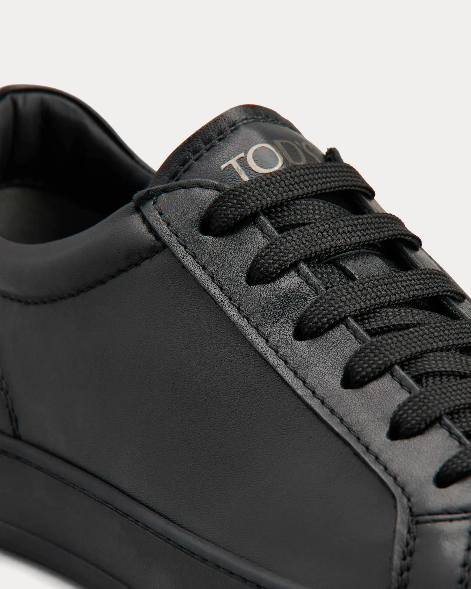 Tod's - Leather Black Low Top Sneakers