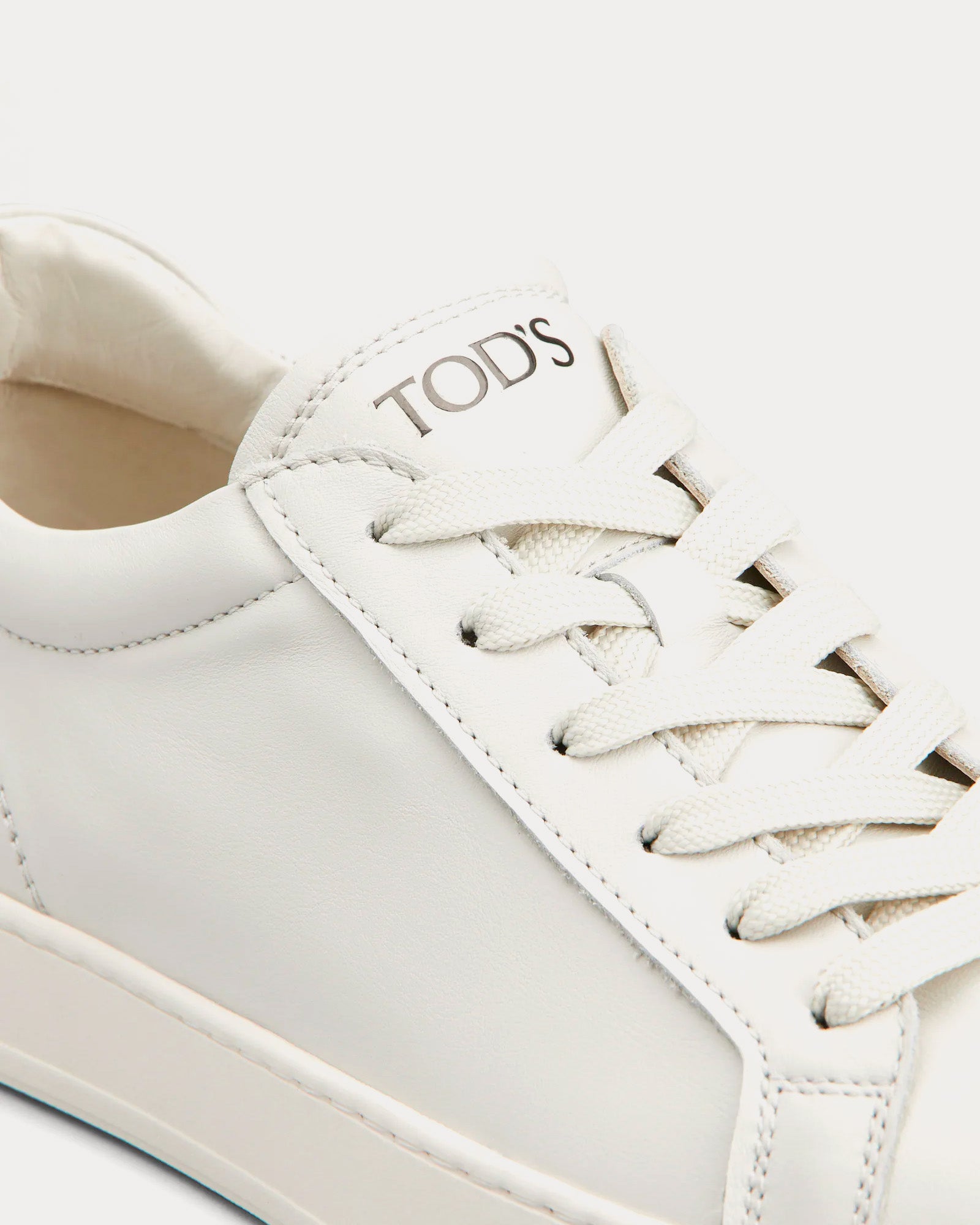 Tod's - Leather White Low Top Sneakers
