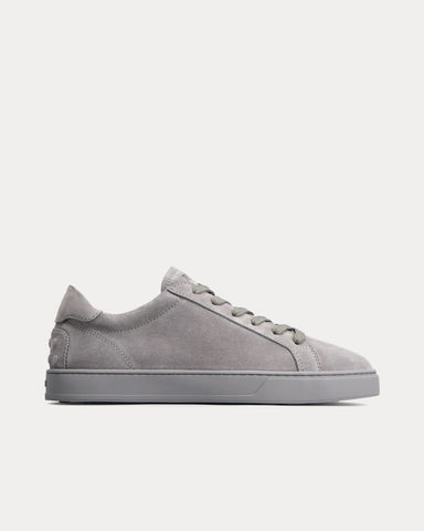 Tod's Minimal Suede Grey Low Top Sneakers