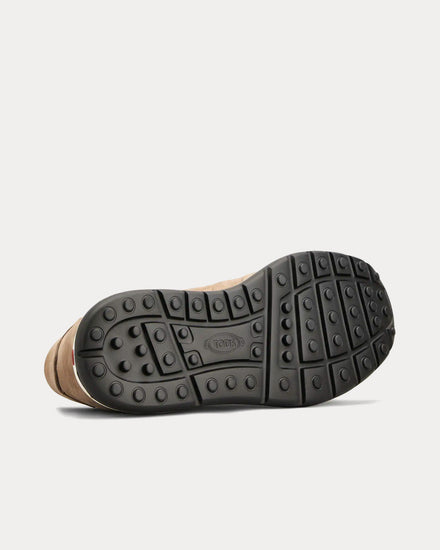 Tod's Red Dot Pashmy Suede Beige Low Top Sneakers - 4