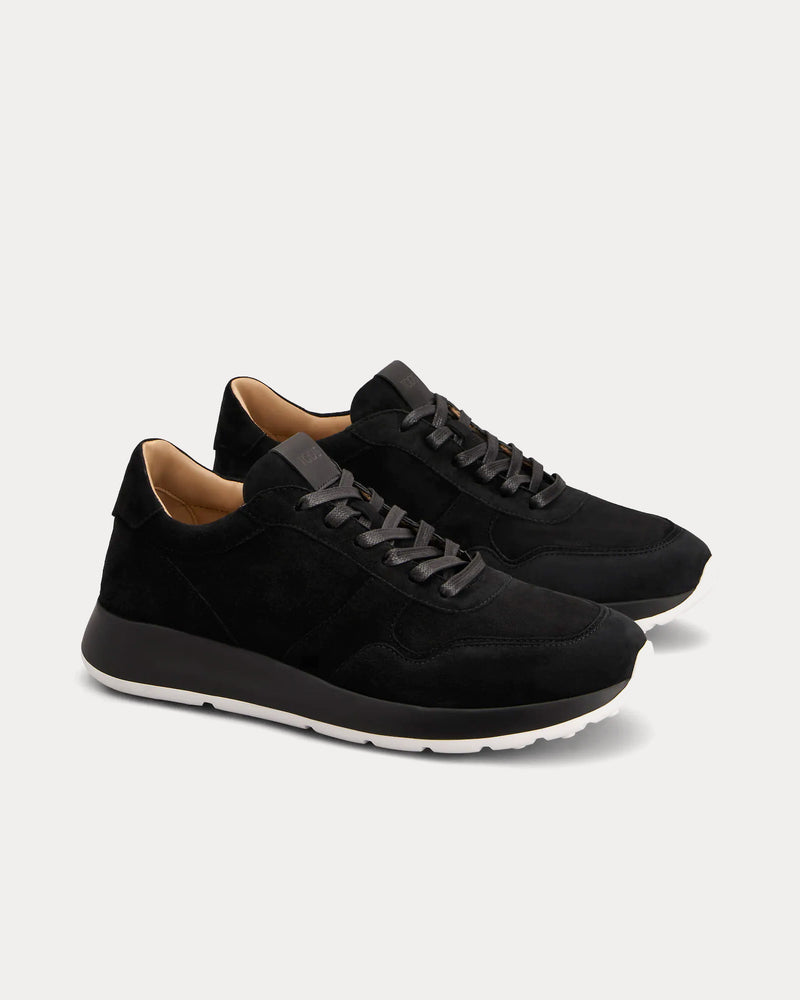 Tod's Red Dot Pashmy Suede Black Low Top Sneakers - 2