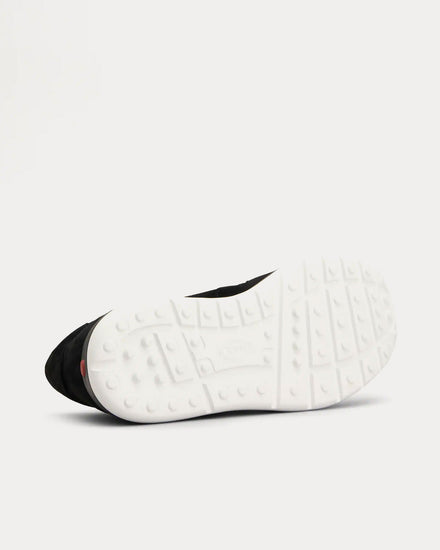 Tod's Red Dot Pashmy Suede Black Low Top Sneakers - 4