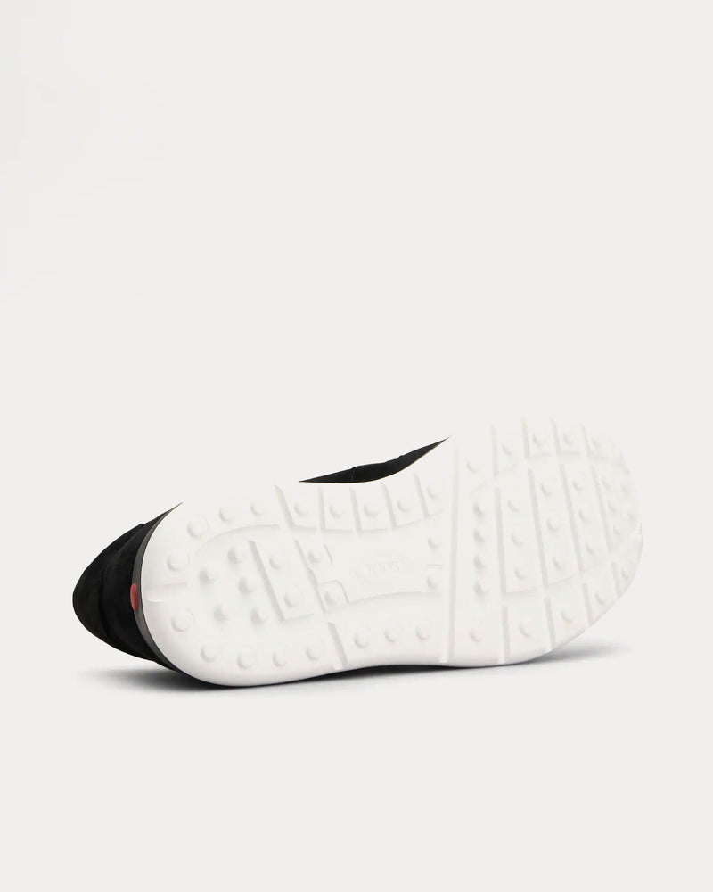 Tod's Red Dot Pashmy Suede Black Low Top Sneakers - 4