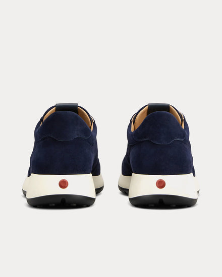 Tod's Red Dot Pashmy Suede Blue Low Top Sneakers - 3