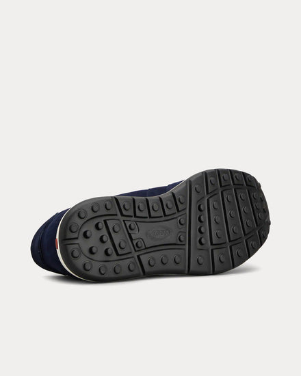 Tod's Red Dot Pashmy Suede Blue Low Top Sneakers - 4