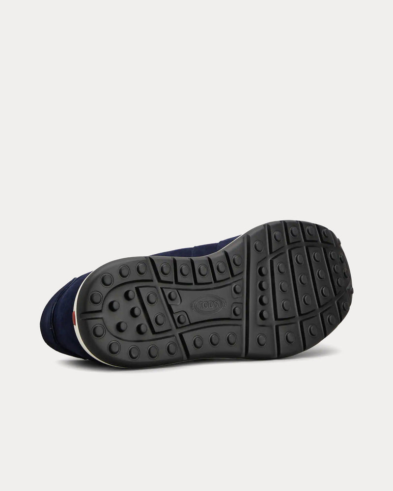Tod's Red Dot Pashmy Suede Blue Low Top Sneakers - 4