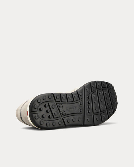 Tod's Red Dot Pashmy Suede Grey Low Top Sneakers - 4