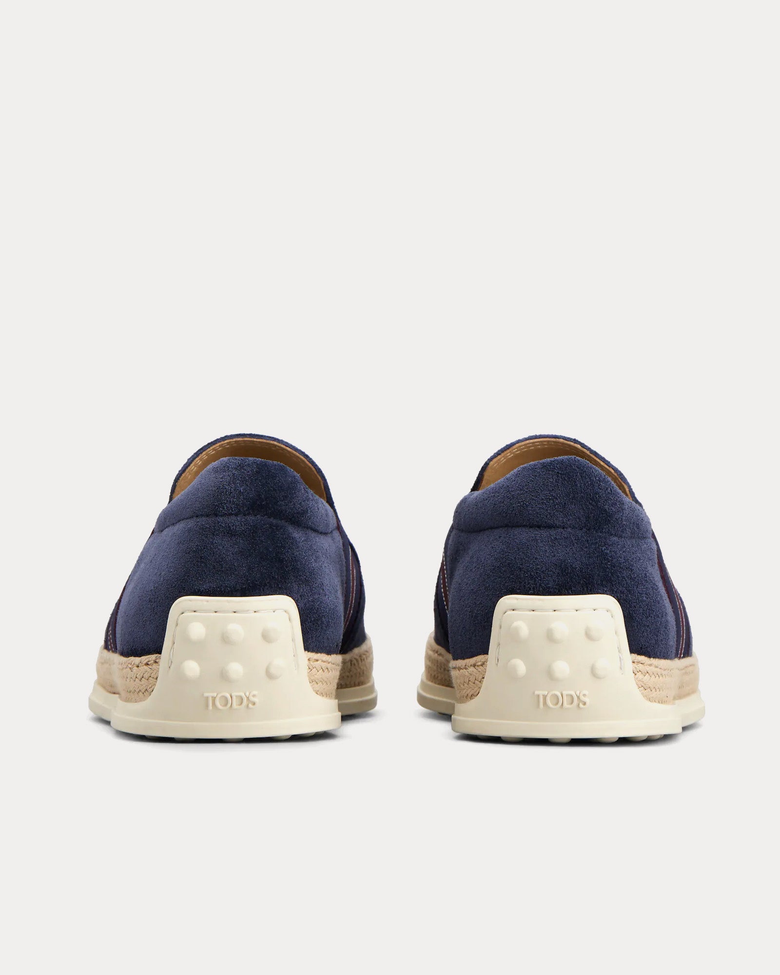 Tod's - Suede Blue / Burgundy Loafers