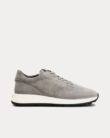 Tod's Suede Grey Low Top Sneakers