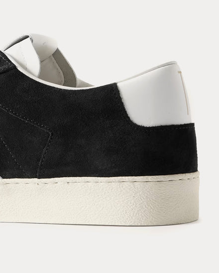 Tom Ford Blake Suede Black / White Low Top Sneakers - 2