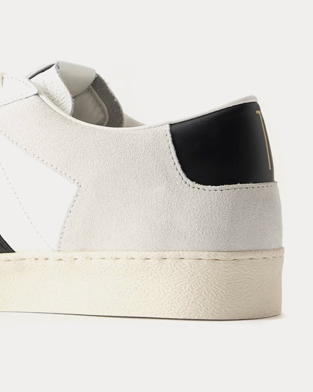 Tom Ford Blake Suede White / Black Low Top Sneakers - 2