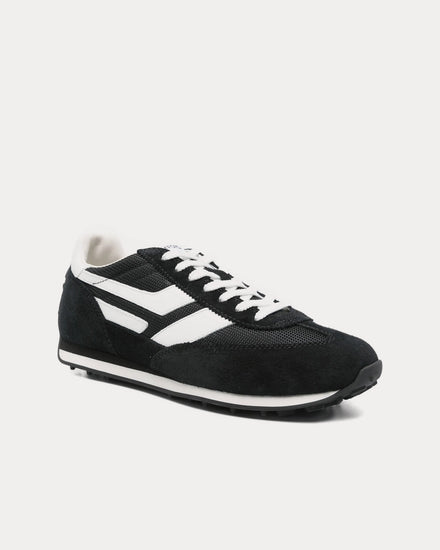 Tom Ford Mick Suede Black / White Low Top Sneakers - 3