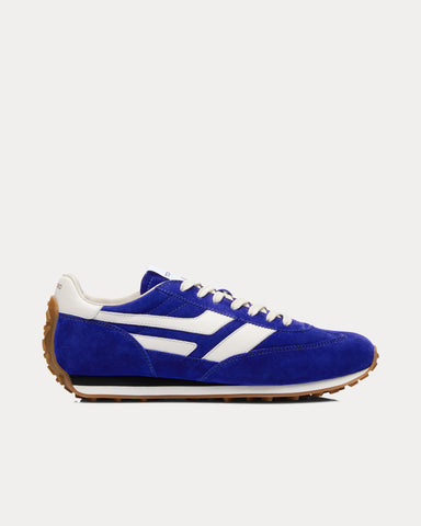 Tom Ford Mick Suede Electric Blue / White Low Top Sneakers