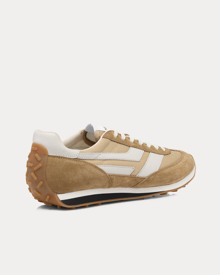 Tom Ford Mick Suede Dark Sugar / Amber Low Top Sneakers - 3
