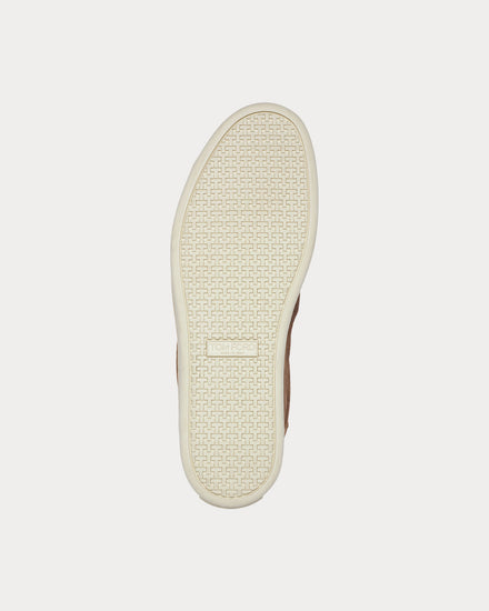 Tom Ford Warwick Perforated Suede Brown Low Top Sneakers - 4