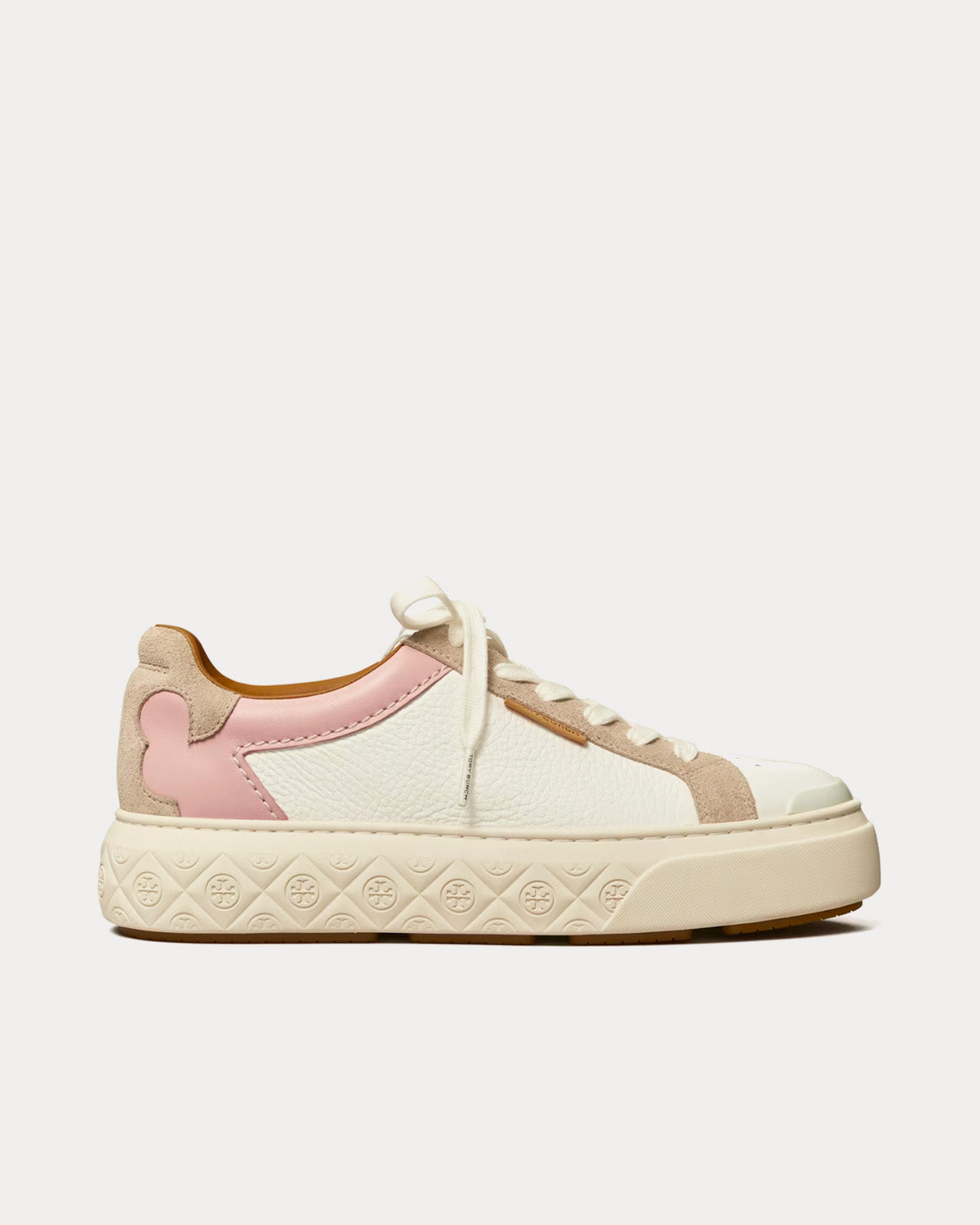 Tory Burch - Ladybug New Ivory / Calcare / Rosa Low Top Sneakers