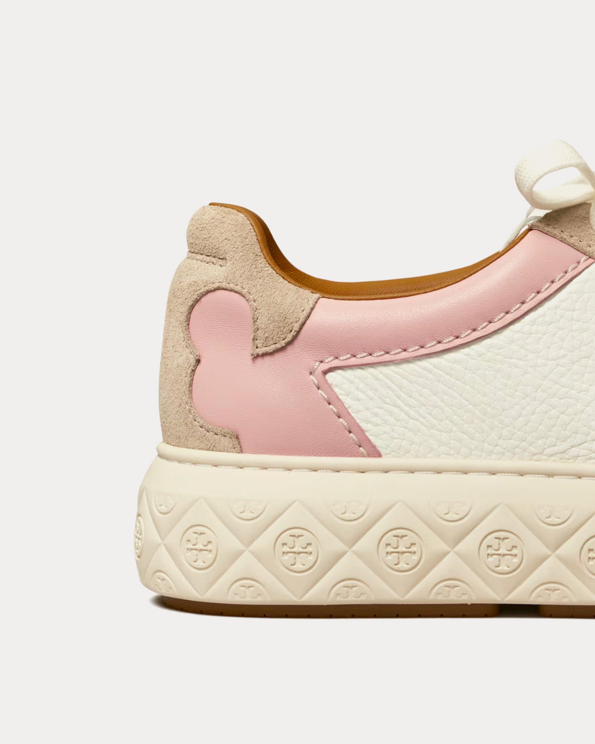 Tory Burch - Ladybug New Ivory / Calcare / Rosa Low Top Sneakers