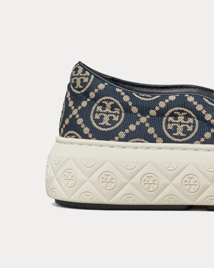 Tory Burch Ladybug T Monogram Inverse Navy Slip On Sneakers - 4
