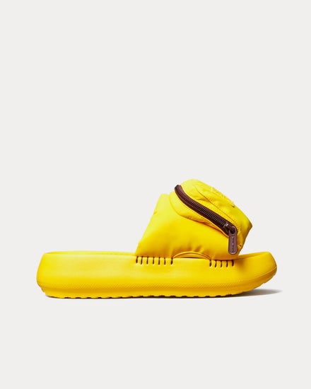 Tory Burch Pocket Sport Slide Banana Ice / Plum / Banana Ice Slip Ons - 1