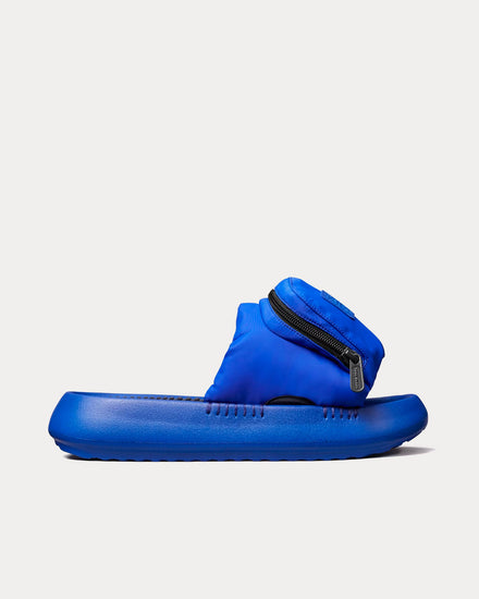 Tory Burch Pocket Sport Slide Blue Macaw / Perfect Navy / Perfect Navy Slip Ons - 1