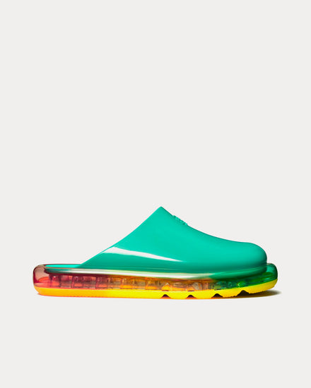 Tory Burch Bubble Clog Celadon Green / Multi Sliders - 1