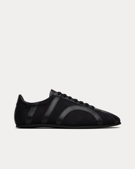 Toteme Canvas Black Low Top Sneakers - 1